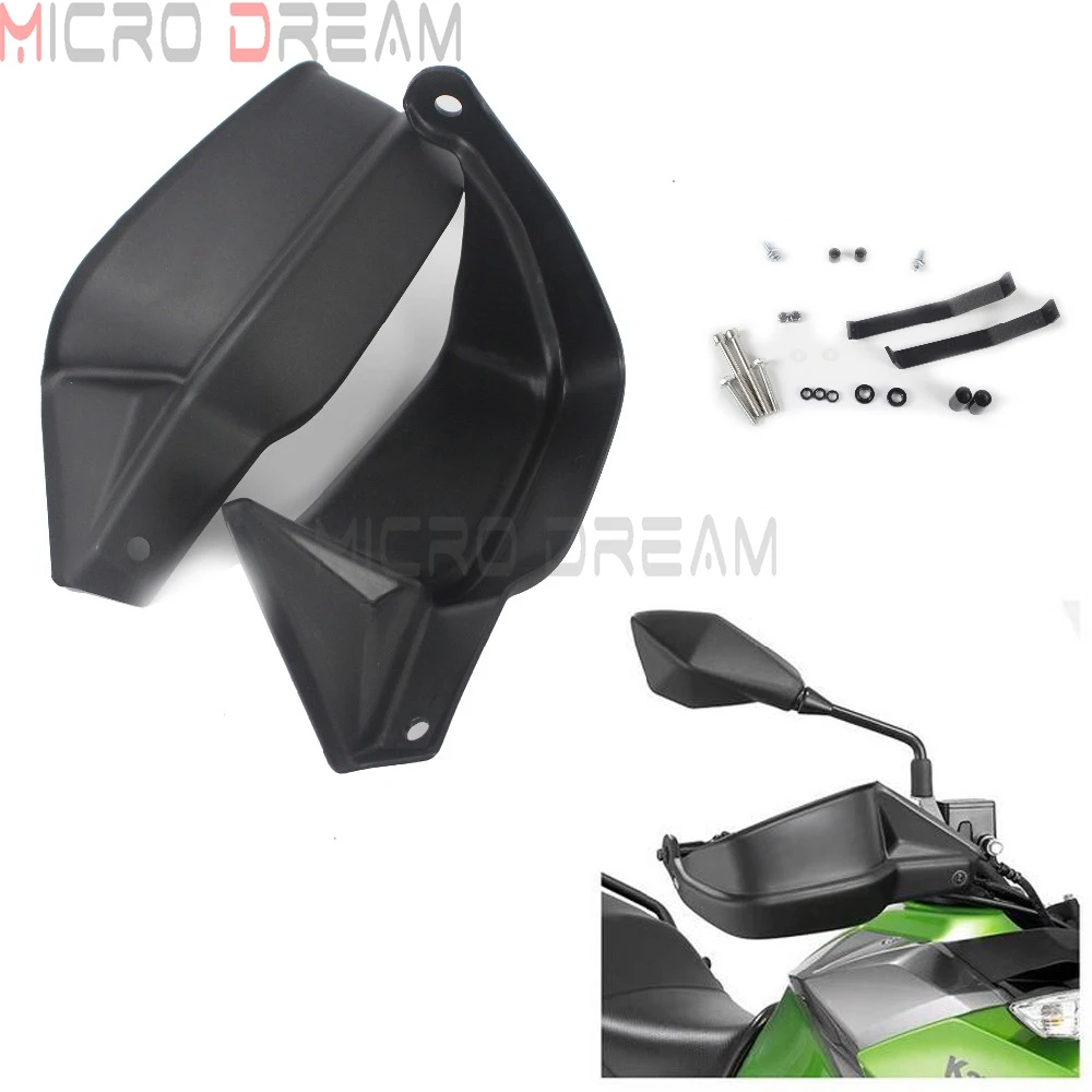 Набор ручных щитов для мотоцикла Черная защитная защита рук Kawasaki Z900 Versys 650 1000
