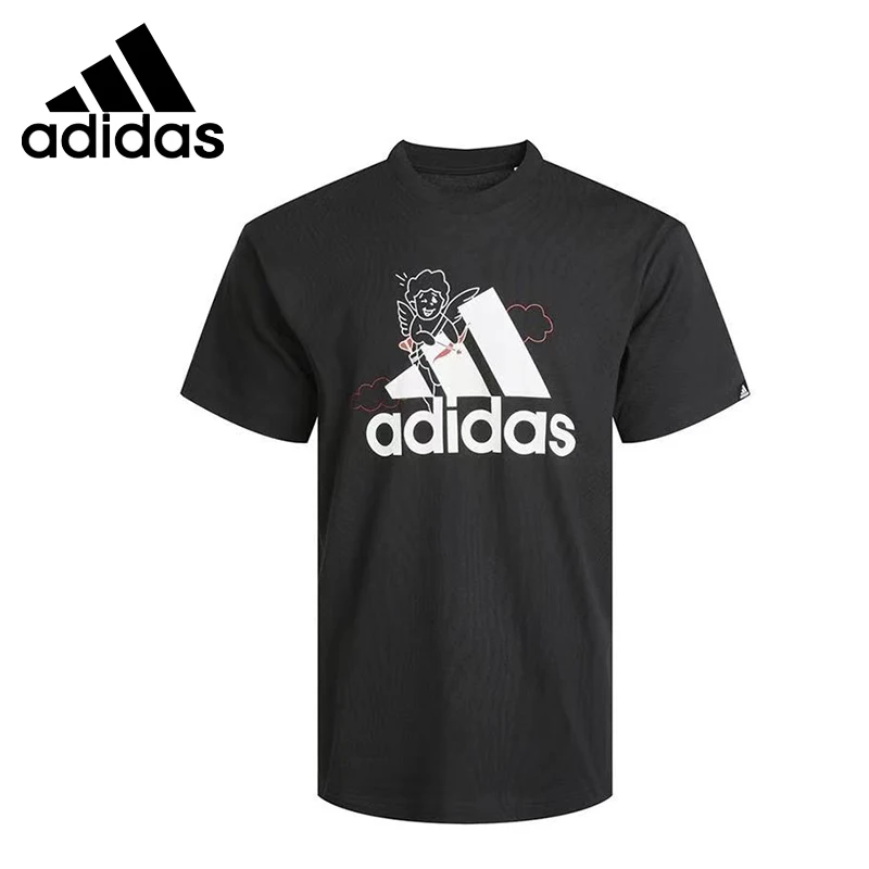 

Оригинальные новые поступления Adidas U VDAY T мужские футболки с коротким рукавом спортивная одежда
