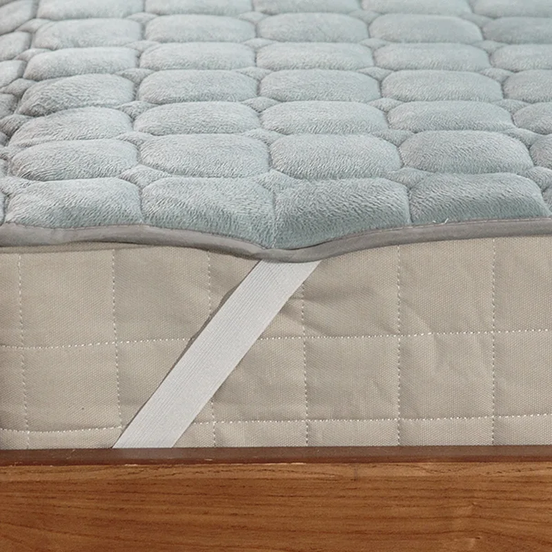 Фланелевый чехол на Матрас 100% года полноразмерный нескользящий мягкий удобный