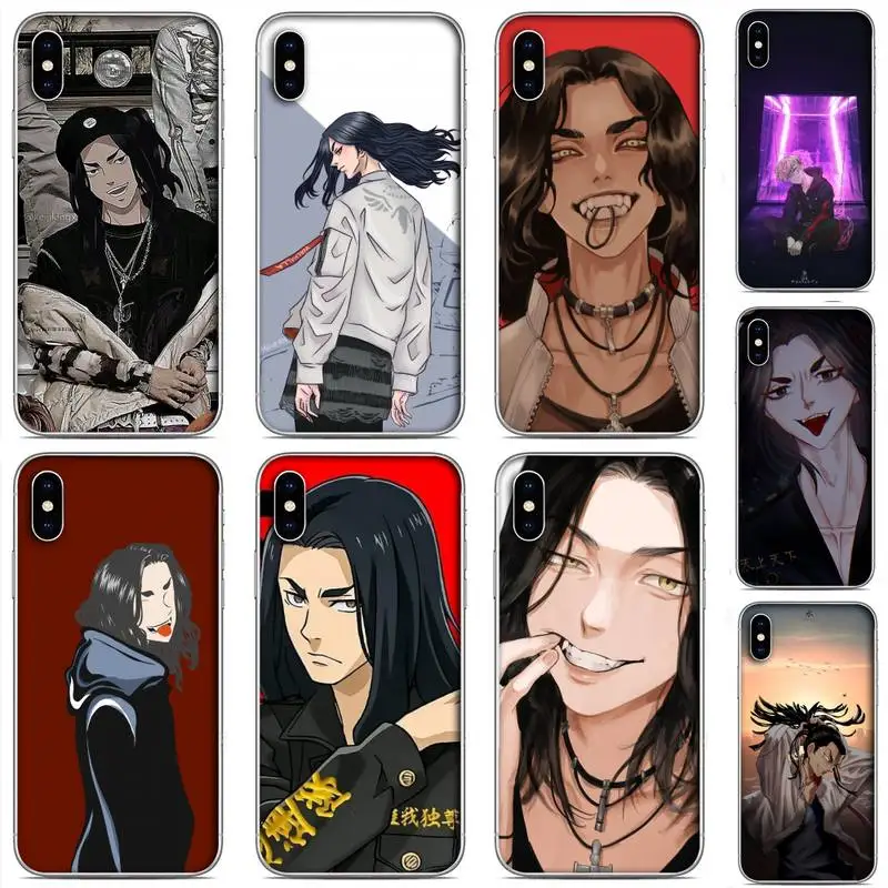 

Tokyo Revengers Baji Keisuke Phone Case For Clear-Iphone 5 5s se 6 6s 7 8 11 12 X Xs Xr Pro Plus Max Mini Cover