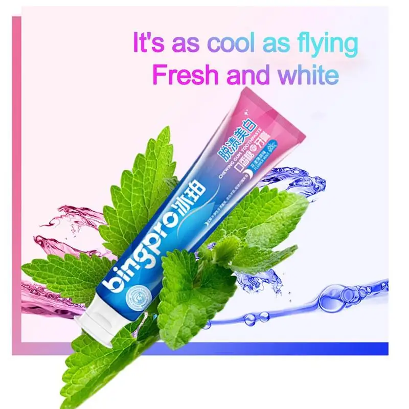 Жевательная зубная паста для десен 100 г/180 г свежая Цветочная ароматическая