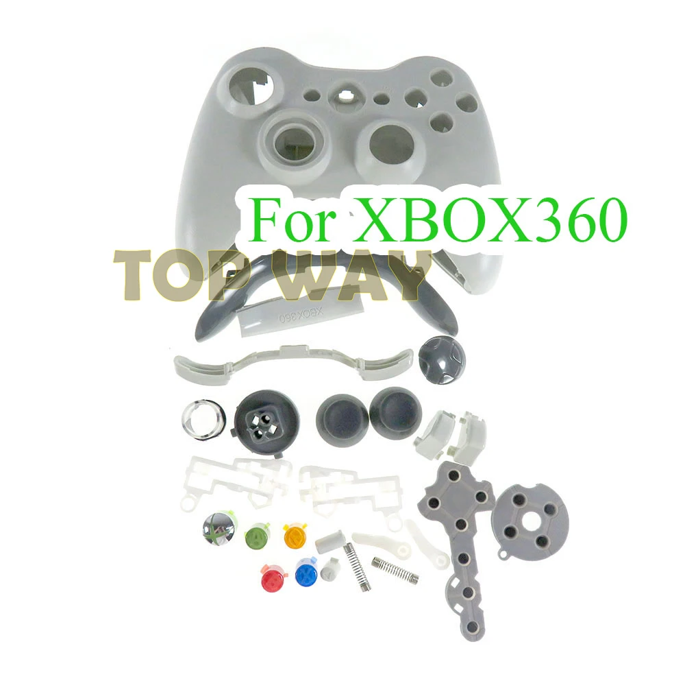 5 комплектов полный Корпус чехол Оболочка Чехол для Xbox360 xbox 360 проводной