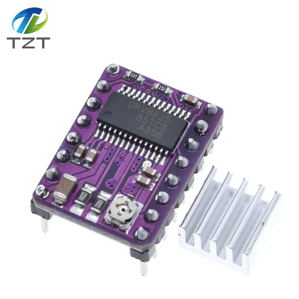 TZT cnc shield V3 гравировальный станок 3D Printe+ 4 шт. DRV8825 драйвер Плата расширения для Arduino+ UNO R3 с usb-кабелем