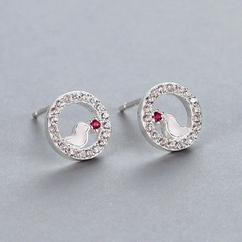 MEETSOFT женские серьги-гвоздики из серебра 925 пробы с защитой от аллергии | Украшения