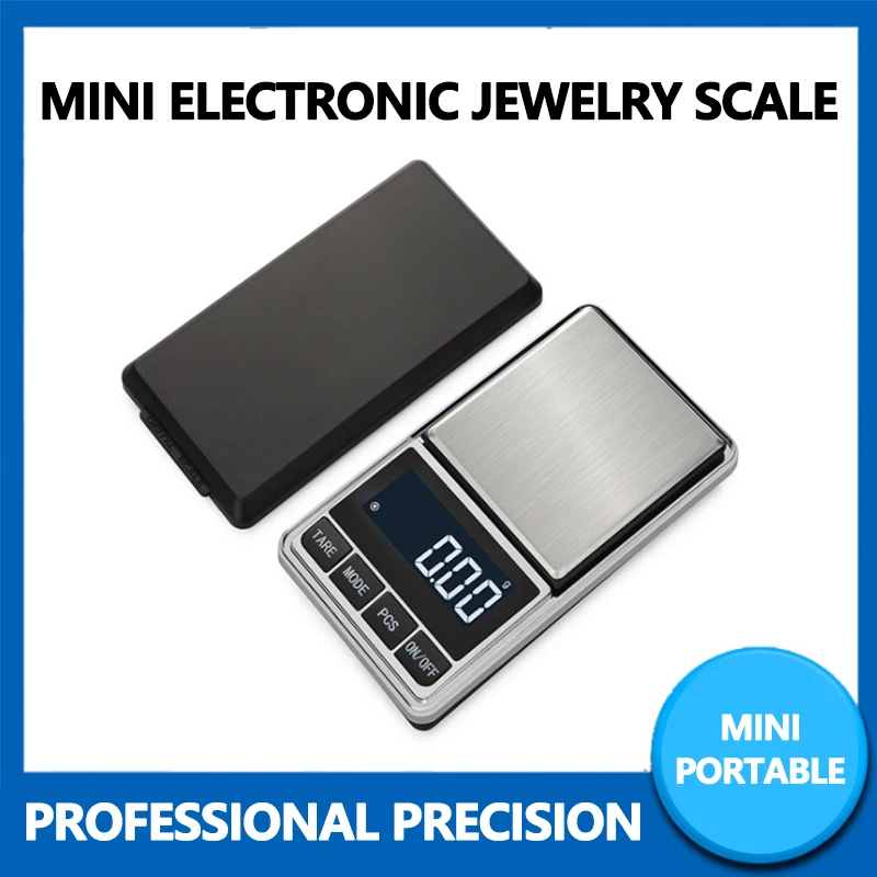 

100g/200g/300g/500g X 0.01g /0.1g Jewelry Scales Pocket Electronic Scales High Precision Gold Diamond Jewelry Weight Balance