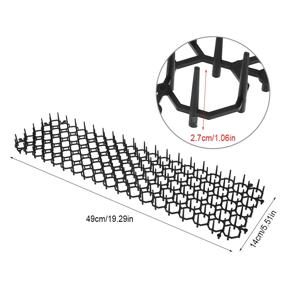 610 pcs garden prickle strip dig stop cat repellent deterrent mat anti cat prickle strips keep cat away digging climbing spike free global shipping