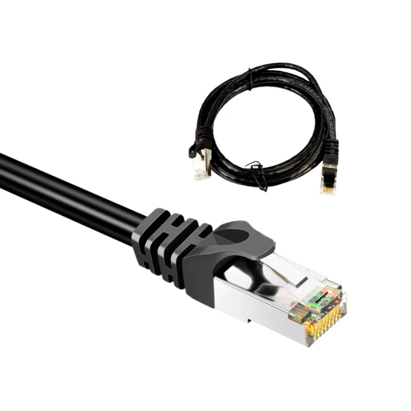 Гигабитный Ethernet кабель металлический разъем 1000/100/10 м сетевой держатель для