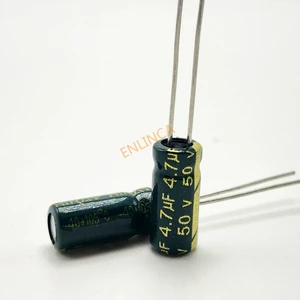 Высокочастотный низкоимпедансный алюминиевый электролитический конденсатор 50 в 4,7 мкФ 5*11 4,7 мкФ 50 в 20%