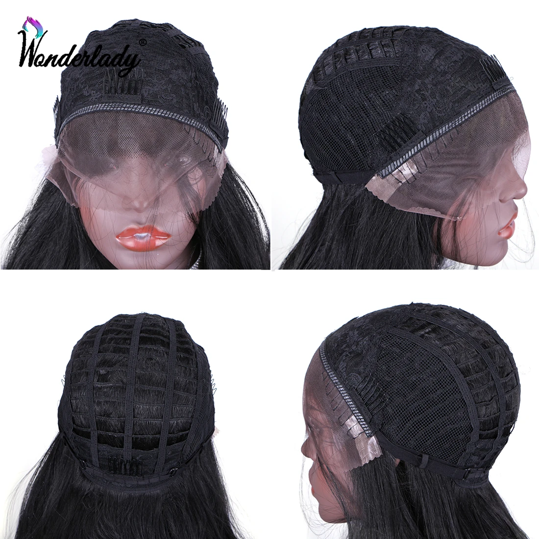 WonderLady парик с естественной волнистой кружевной передней частью для женщин 22