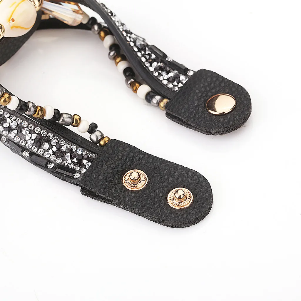 

CocoShine watch Bracelets 2020 Hot Women Multilayer Rhinestone Leather wrist watch Quartz Wristwatches for Women Bangles Jewelry