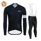 Мужской комплект трикотажных изделий для велоспорта Ralvpha 2022, зимняя теплая флисовая куртка с длинным рукавом, велосипедная куртка, велосипедные костюмы, одежда для велоспорта