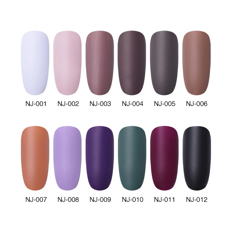 Матовый лак для ногтей NEE JOLIE 8 мл розовый черный фиолетовый дизайна аксессуары