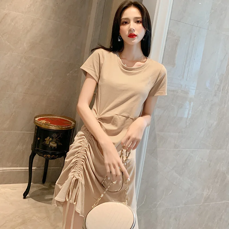 Женская теплая длинная юбка из смеси шерсти облегающее шерстяное пальто с