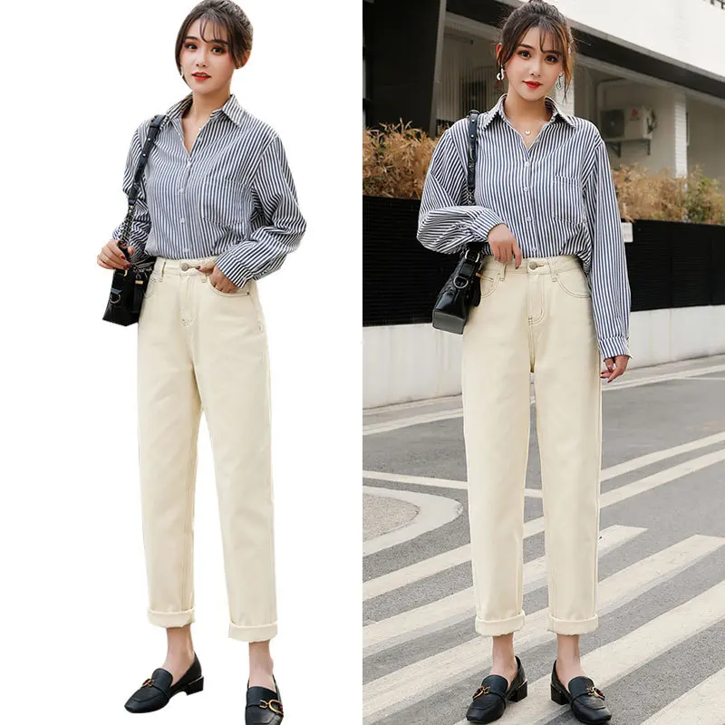 

Women Corduroy Pants Ladies Casual Bottoms Female Trouser Straight Pants 2019 Autumn Winter High Waist Trousers