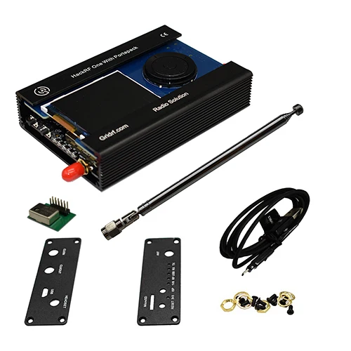case usb antenna Lusya PortaPack консоль 0.5ppm TXCO с антенной для HackRF One 1 МГц-6 ГГц SDR приемник FM SSB ADS-B SSTV Ham Радио C1-007 - Цвет: case usb antenna