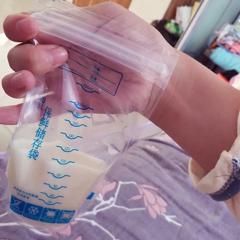 

30pcs Breast Milk Storage Freezer Bag Disposable Labels Safe Baby Food Storage Feeding Baby Food Storage
