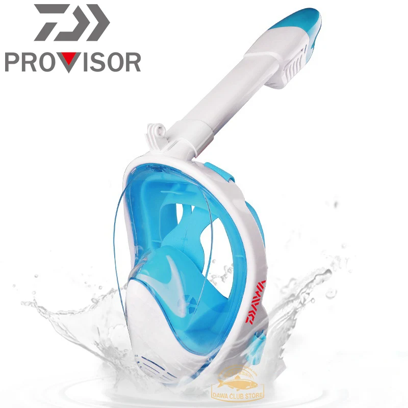 

DAIWA Diving Fishing Mask Diving Anti-fog Full Face Fishing Mask Snorkeling Breathing Mask Waterproof Swimming Equipment