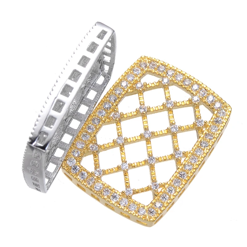 Juya DIY принадлежности для ювелирных изделий прямоугольные коннекторы с микро