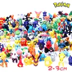 Фигурка покемона, 144 шт., украшение для торта, кукла аниме, TAKARA TOMY Pocket, эльф, Пикачу, модель, декоративные украшения, Детские праздничные атрибуты