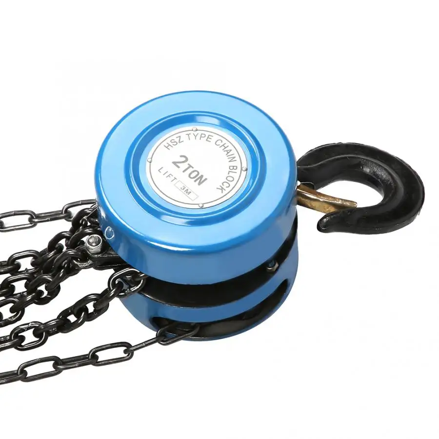 2 тонны цепной блок тали ручные инструменты подъемная цепь с крюком длиной 3