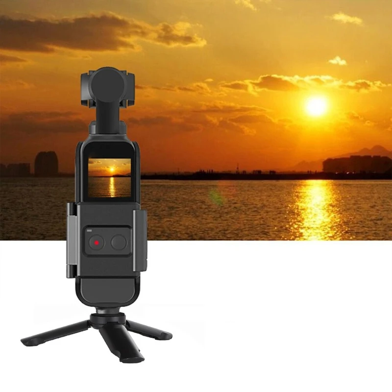 

H3CA Extension Selfie Stick Tripod Mount Adapter for Pocket Action Camera Protective Frame Portable Mounting Bracket