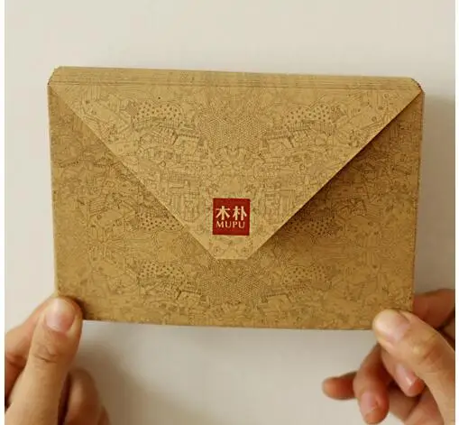 10pcs/lot Vintage Retro Kraft Paper Envelope for Business Card Style high quality|kraft paper envelope|paper envelopebusiness envelope |