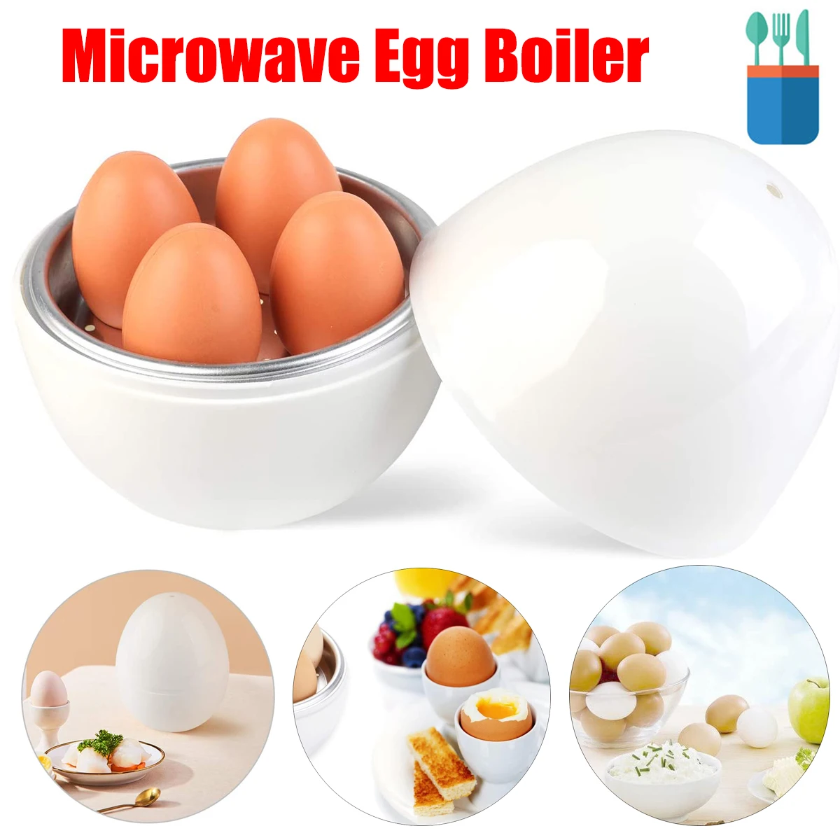 

Печь для приготовления вареных яиц в микроволновой печи