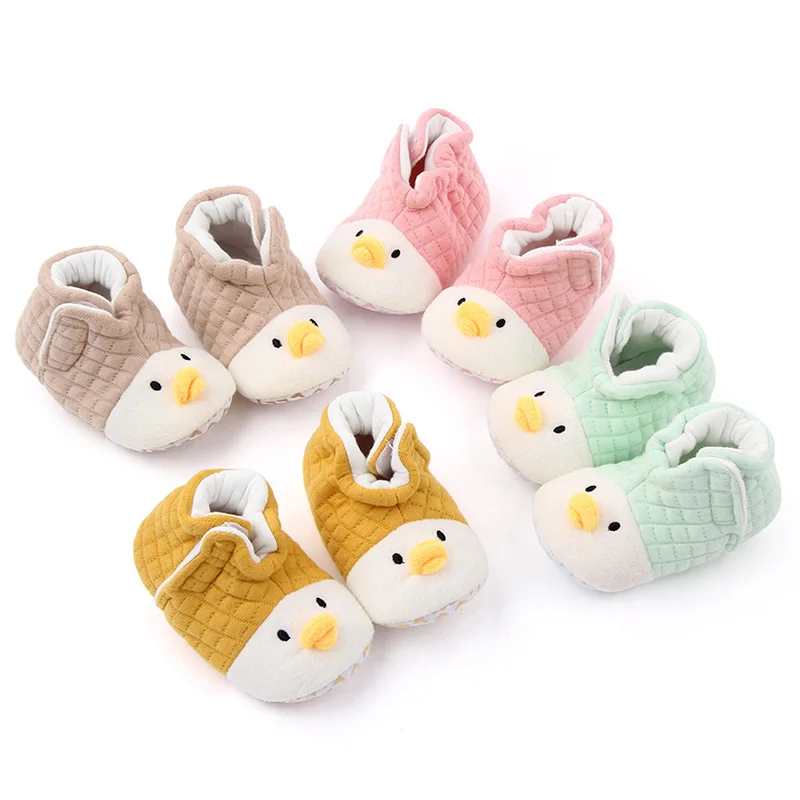 

Newborn Baby Boys Girls Cartoon Pattern Anti-Slip Casual Pull-On Shoes Sneakers Toddler Soft Soled First Walkers New