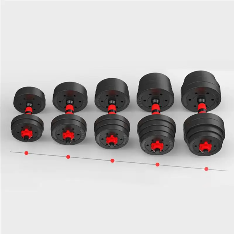 

1 Pair Fitness Dumbbells Environmentally Men'S Fitness Dumbbells Detachable Dumbbell Arm Muscle Trainer Exercise Supplies (10kg)