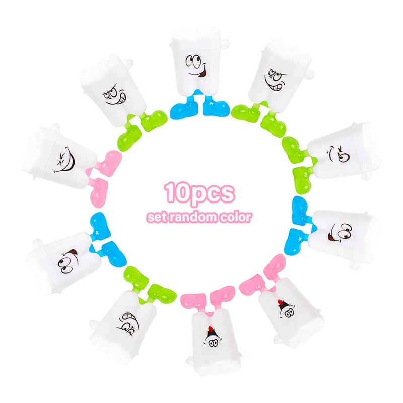 Молочных зубов хранения Чехол стойка для лиственных коробка детские зубы