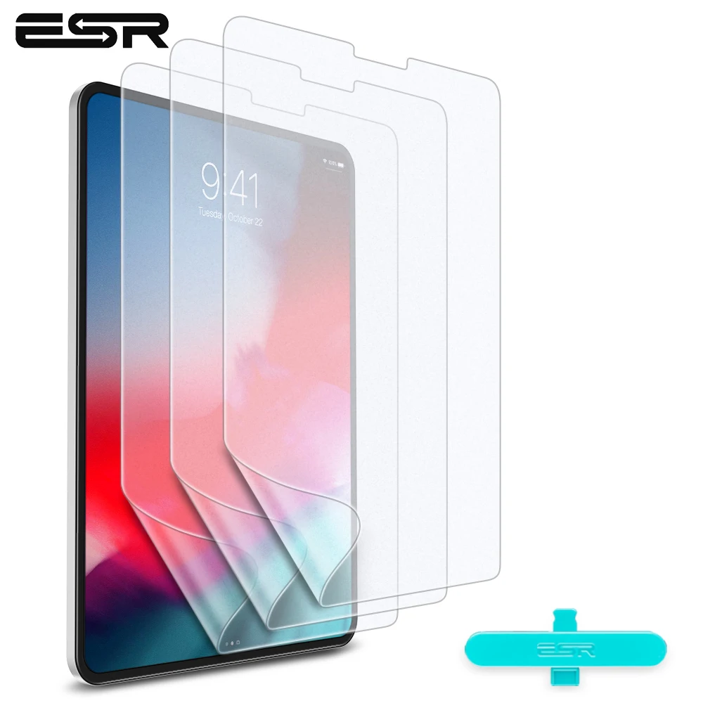 3 шт./лот ESR матовая защитная пленка для экрана для iPad Pro 11 Антибликовая устойчивая к отпечаткам пальцев матовая защитная пленка из ПЭТ