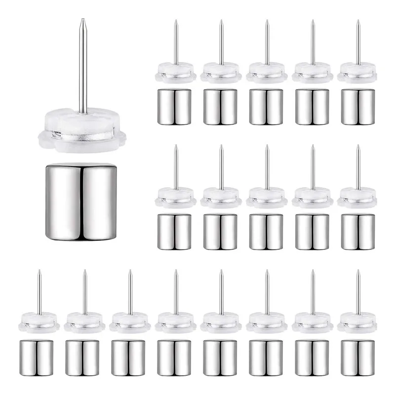 

20 Pcs Strong Neodymium Magnet Push Pin Thumbtack Fixer Cones Magnets White Board Strong Durable School Magnetic Push Pin Cones