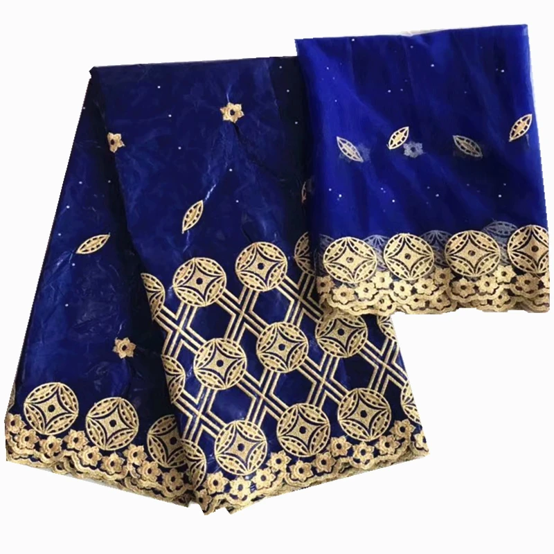 

New Arrival 7 yard/set african fabric blue bazin riche getzner atiku fabric for men basin riche getzner brocade jacquard fabric