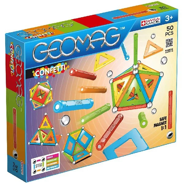 Конструктор Geomag CONFETTI 50 дет. 352 | Игрушки и хобби