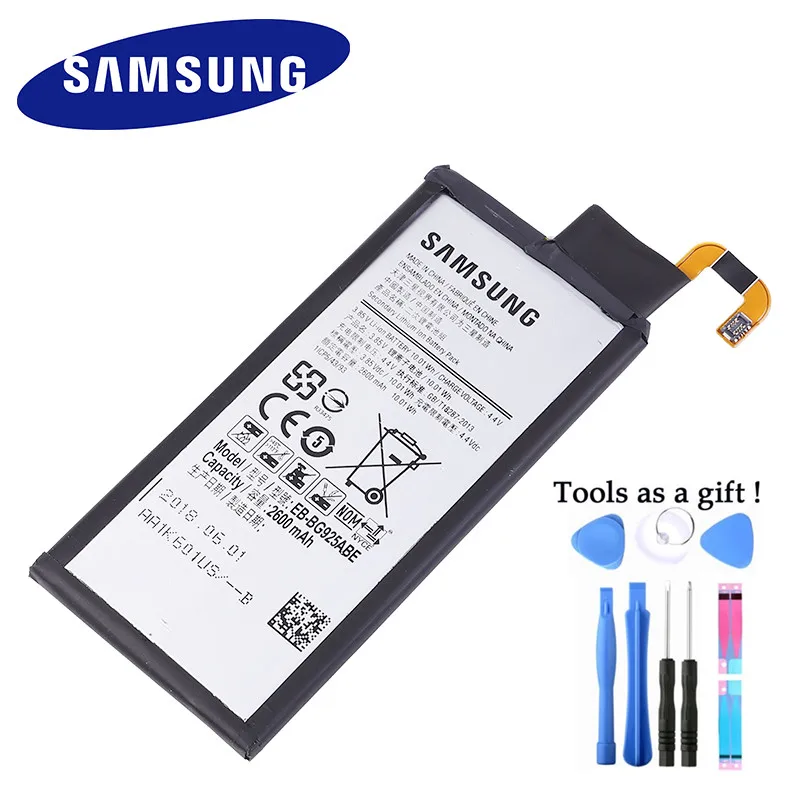 Оригинальная Аккумуляторная батарея SAMSUNG Samsung GALAXY S6 Edge G9250 EB-BG925ABA G925F G925L G925K G925S G925A