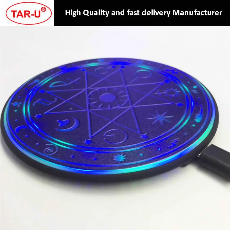 10 шт./лот Mini Magic Array Qi10W Быстрое беспроводное зарядное устройство для iPhone X/XR/XS/Max 8/8