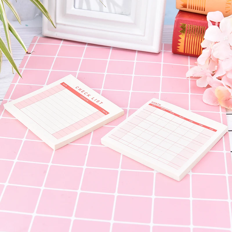 1 шт. еженедельно ежемесячный Настольный дневник планировщик наклейки