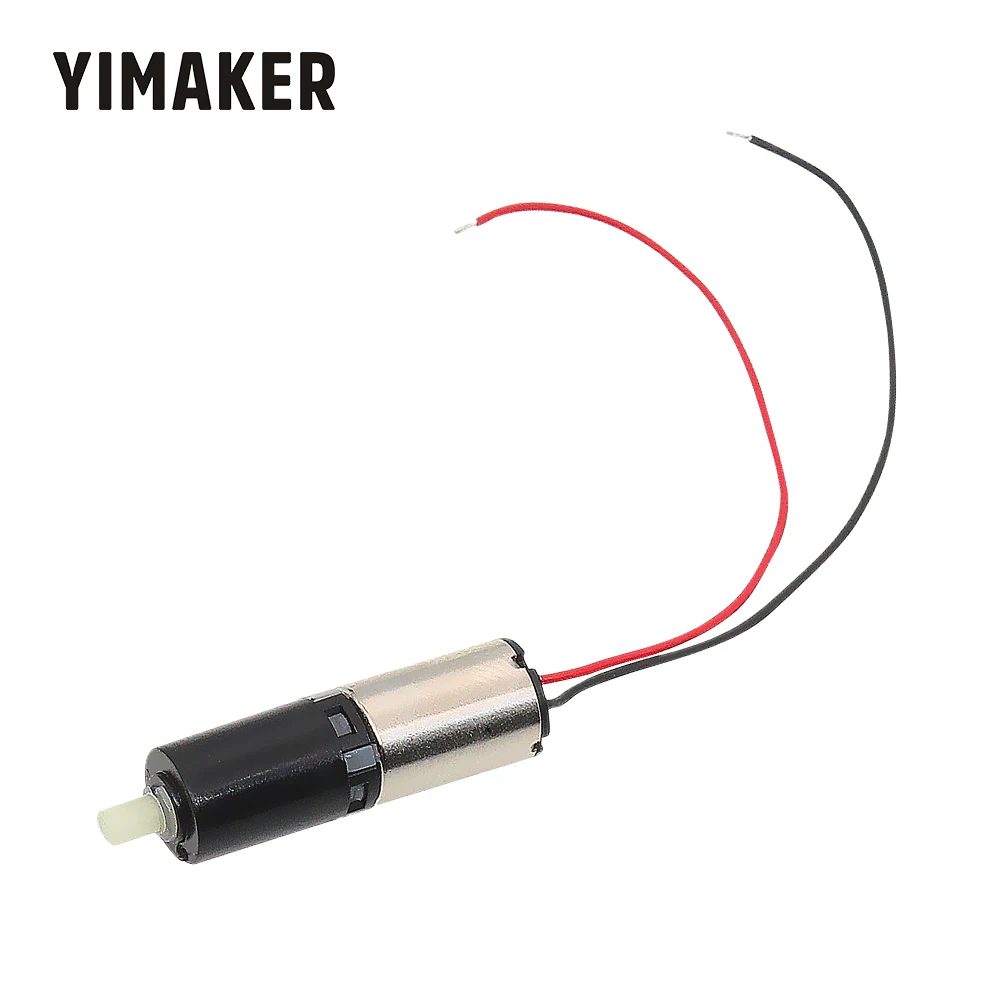 YIMAKER 6 мм Диаметр DC Шестерни Мотор 240 об/мин 3v Пластик Шестерни мини-двигатель