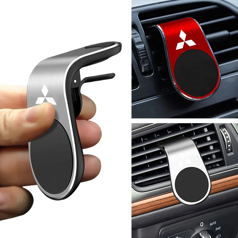 

1pcs Car Phone Holder Mobile Mount Cell Stand Smartphone GPS Support for Mitsubishi Outlander 3 Lancer ASX RALLIART Eclipse L200