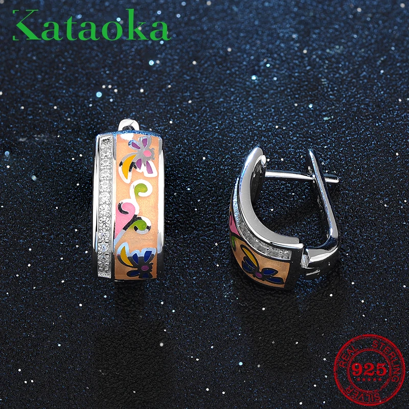 2018 разноцветные бабочки цветы эмаль серьги для женщин геометрические