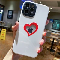 love heart phone case for iphone 13 12 11 pro max xr xs max x 7 8 plus 12mini soft shockproof back cover camera protection cases
