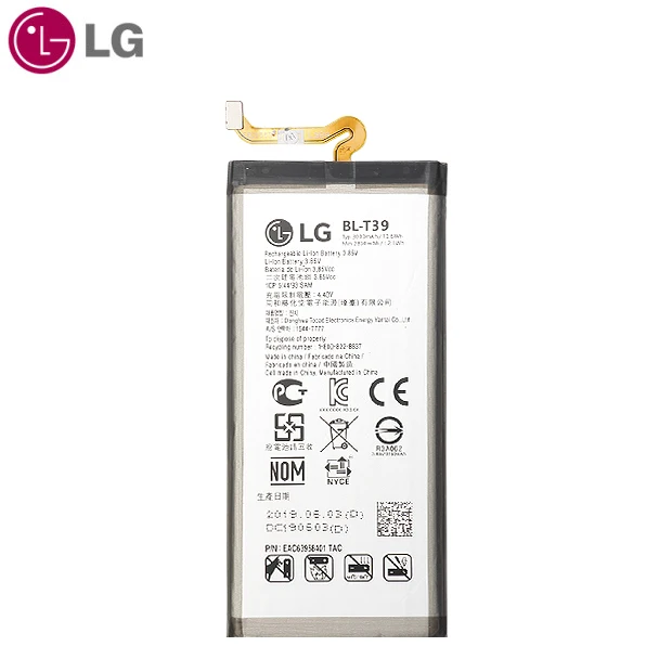 Сменный аккумулятор lg для телефона, BL-T39 для lg G7 G7+ G7ThinQ LM G710, 3300 мА/ч, Оригинальные аккумуляторы для телефонов+ Бесплатные инструменты