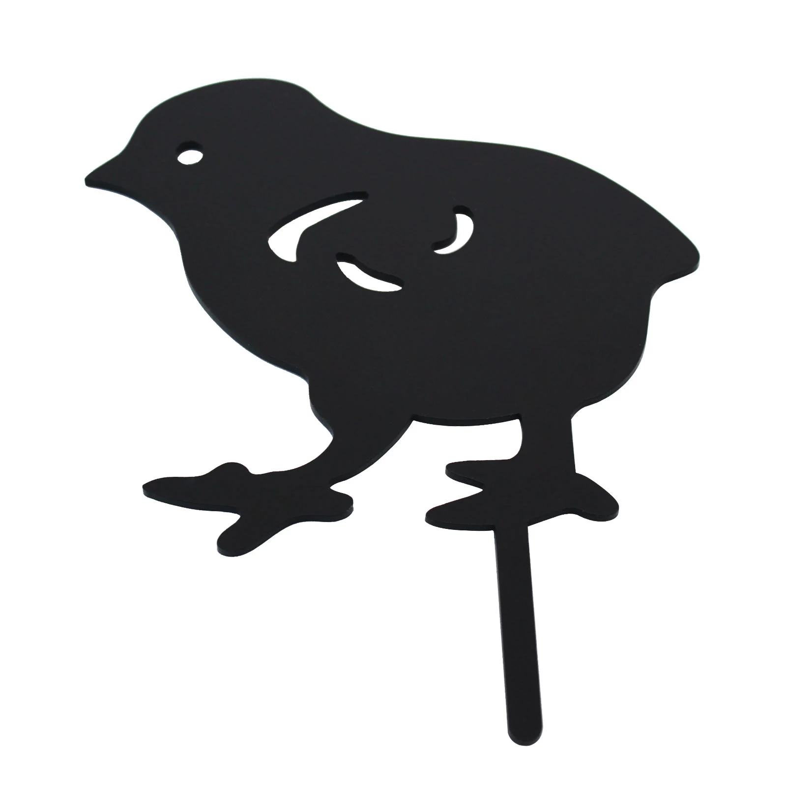 

Acrylic Garden Animal Silhouette Hen Stake With 3pcs Chick Stakes Hen And Her Babies Yard Art Stakes Rt Decoration