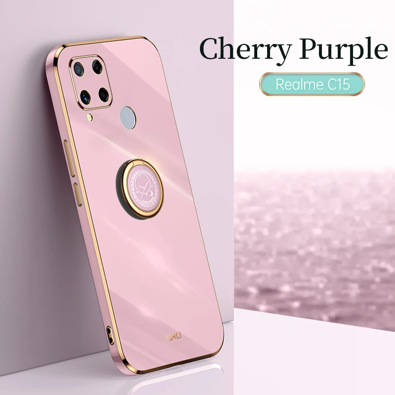 Luxury Plating Soft Silicone Case For OPPO A74 A95 A16 A94 A93 A91 A73 A55 A54 A72 A92 A53 A83 A32 A33 A15 Camera Protect Cover