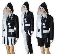 anime danganronpa monokuma cosplay costumes dangan ronpa jackets skirt synthetic wigs for women girls boys party uniform clothes