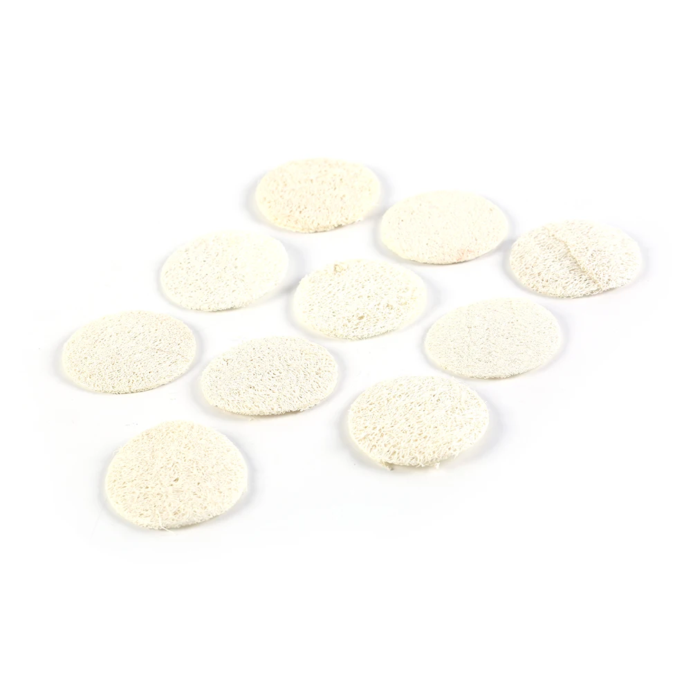 

10 Pcs Natural Loofah Sponge Bath Rub Exfoliate Bath Glove Oval Bath Towel