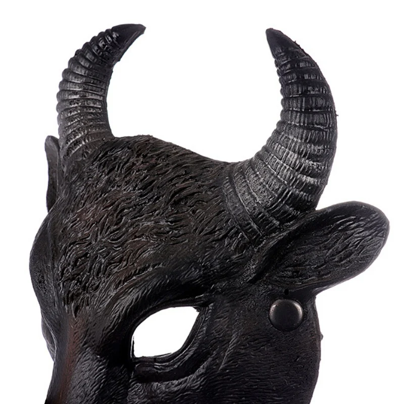 

2019 New Arrival Halloween Party Cosplay Costume Accessories Cattle Head All Face Party Mask For Adult Unisex*