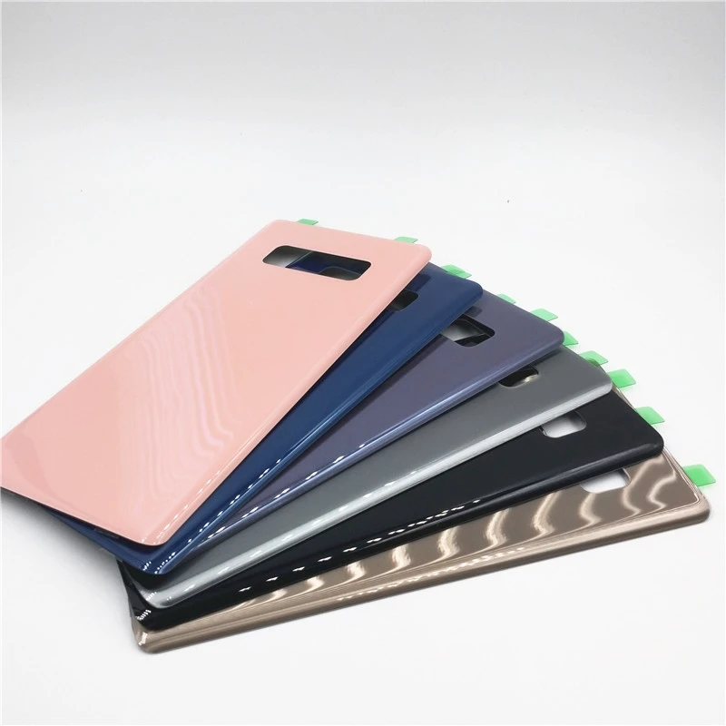 

Задняя крышка батарейного отсека для Samsung Note 8 N950 N950F, Задняя стеклянная крышка корпуса для Samsung Galaxy Note8, Крышка батарейного отсека