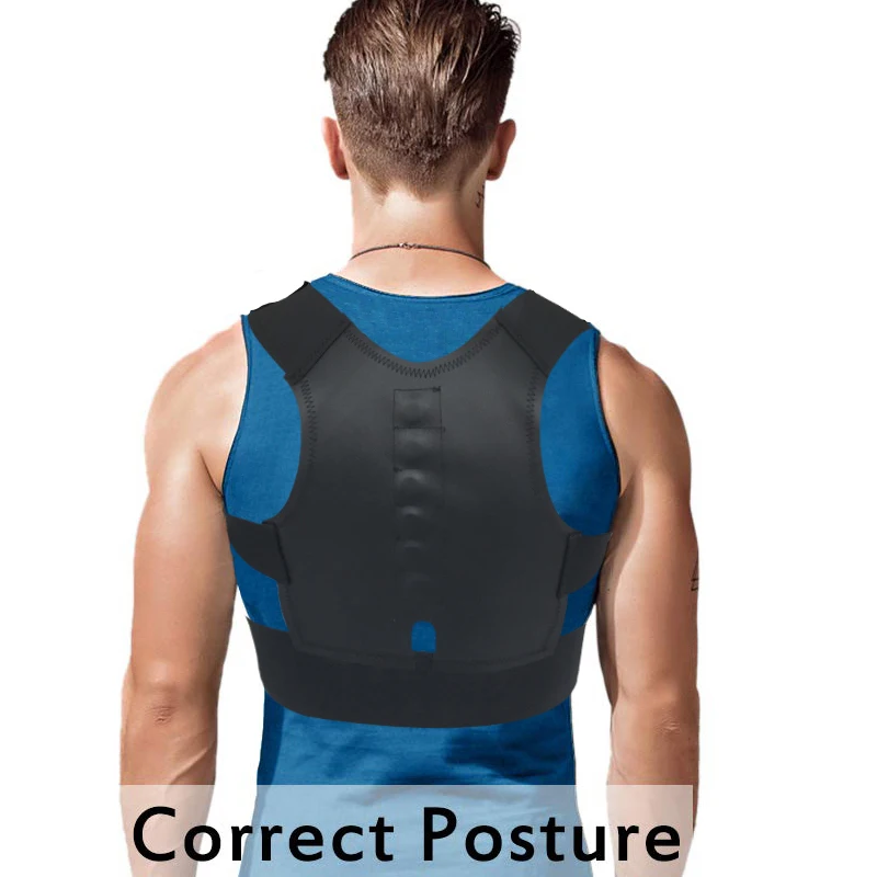 Корректор осанки для магнитной терапии Brace Плечо поддержка спины пояс подтяжки и