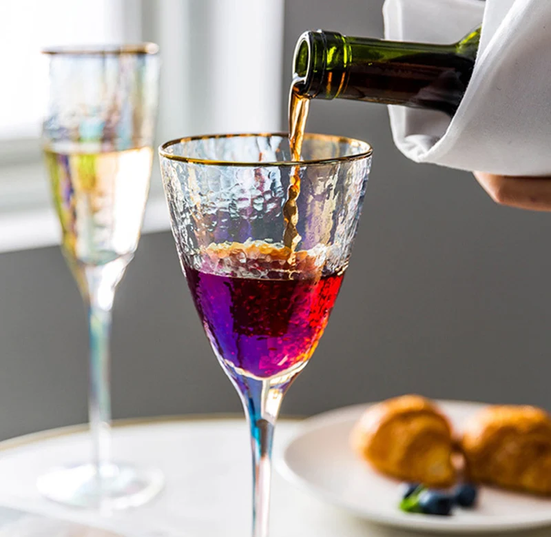 2 шт./лот 270 мл/280 мл Радуга Мода в форме бокала с красным вином Высокое качество